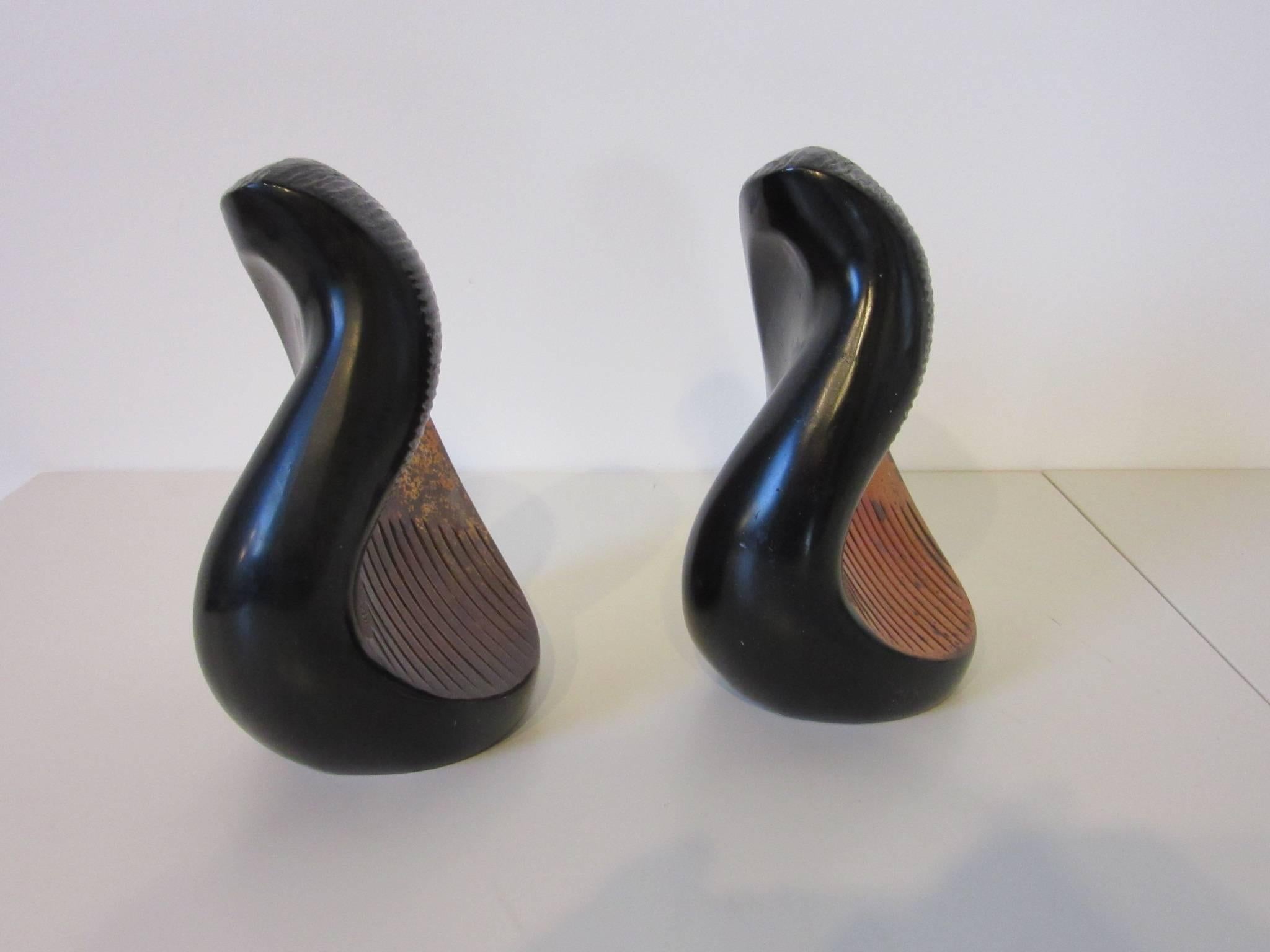 American Mid Century Ben Seibel Bookends for Jenfred Ware