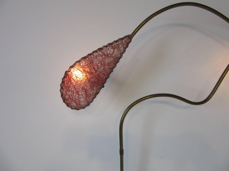 Rare Brass Sculptural Wall Light by Majestic at 1stDibs