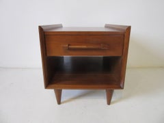 Walnut Nightstands or End Tables by Sherman / Bertram, California