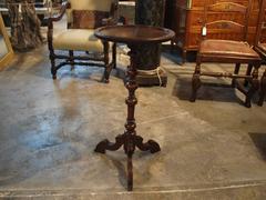 Charming 19th Century French Gueridon in Chestnut