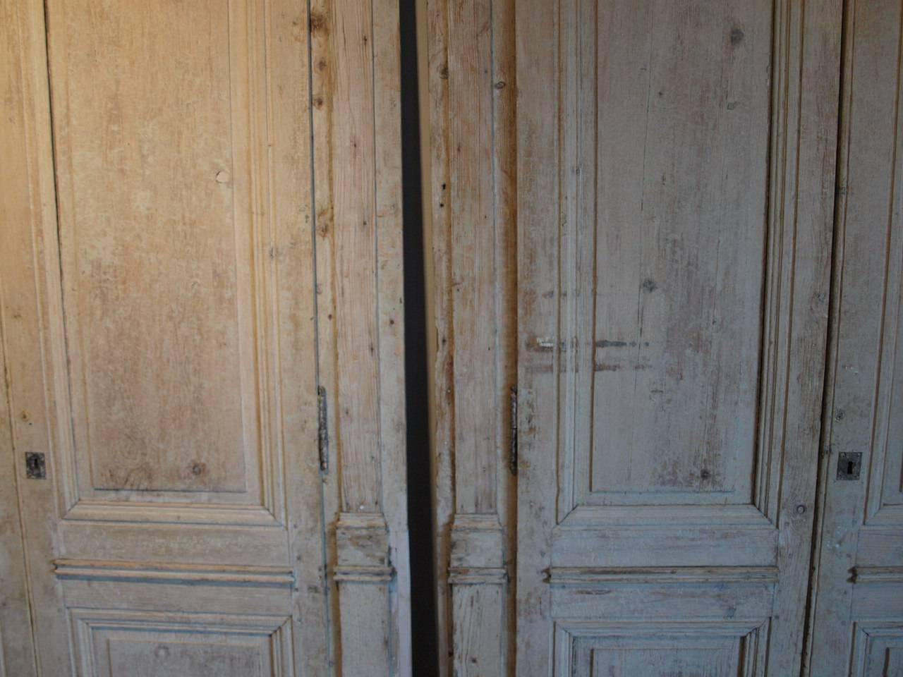 Pair of Early 19th Century Directoire Period Boiserie Door Panels In Good Condition In Atlanta, GA