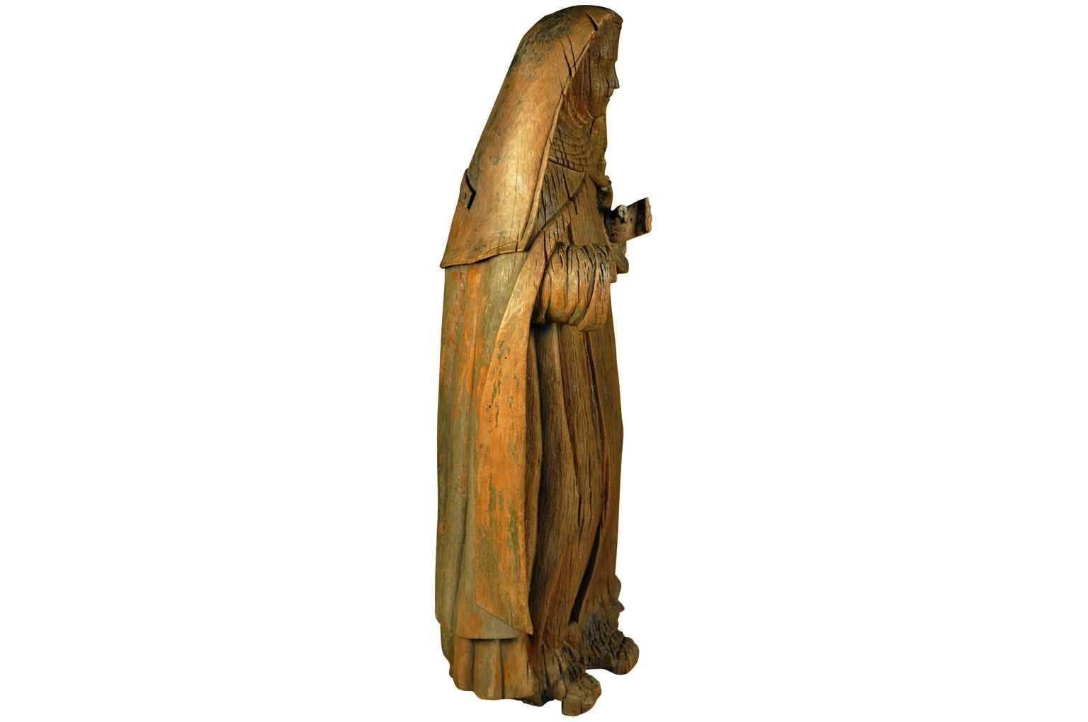 Italienische Statue der Heiligen Anne aus dem 18. Jahrhundert im Zustand „Gut“ im Angebot in Atlanta, GA