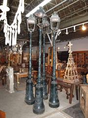 Set of Four 19th Century Italian Lamp Posts