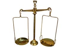 Balanza francesa del siglo XVIII