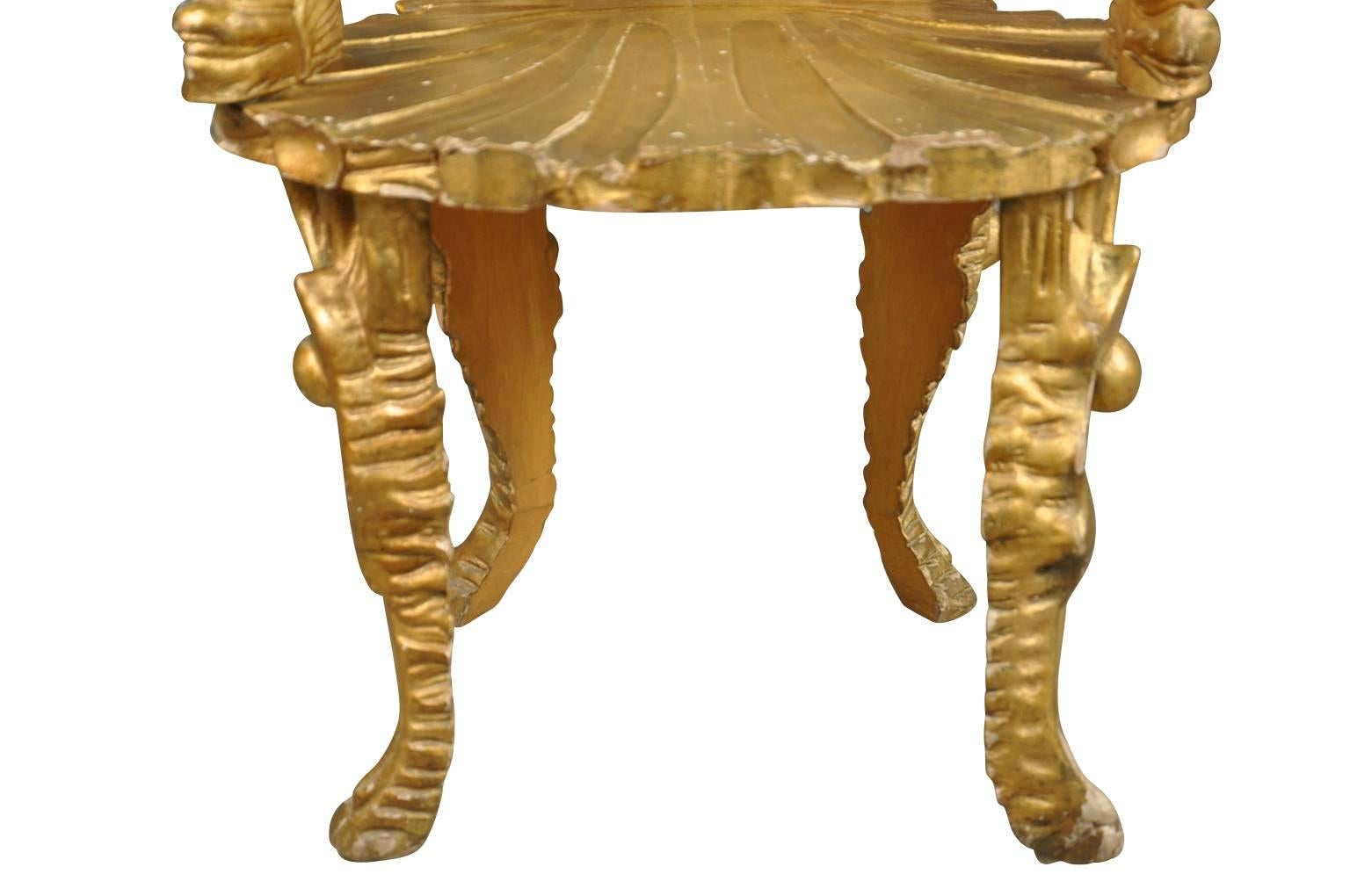 Italian 19th Century Grotto Chair 2