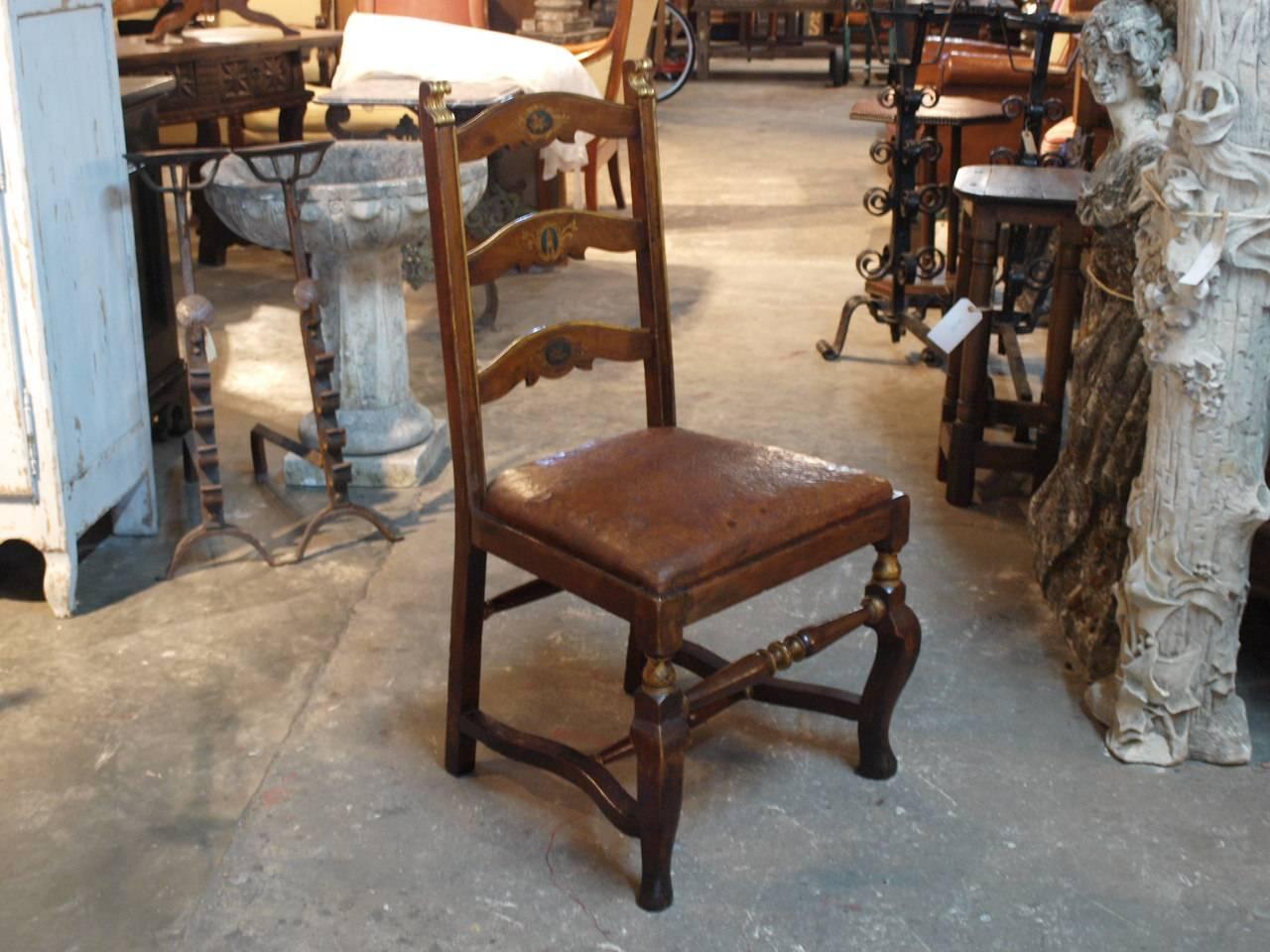 Pair of 18th Century Italian Chairs In Good Condition In Atlanta, GA