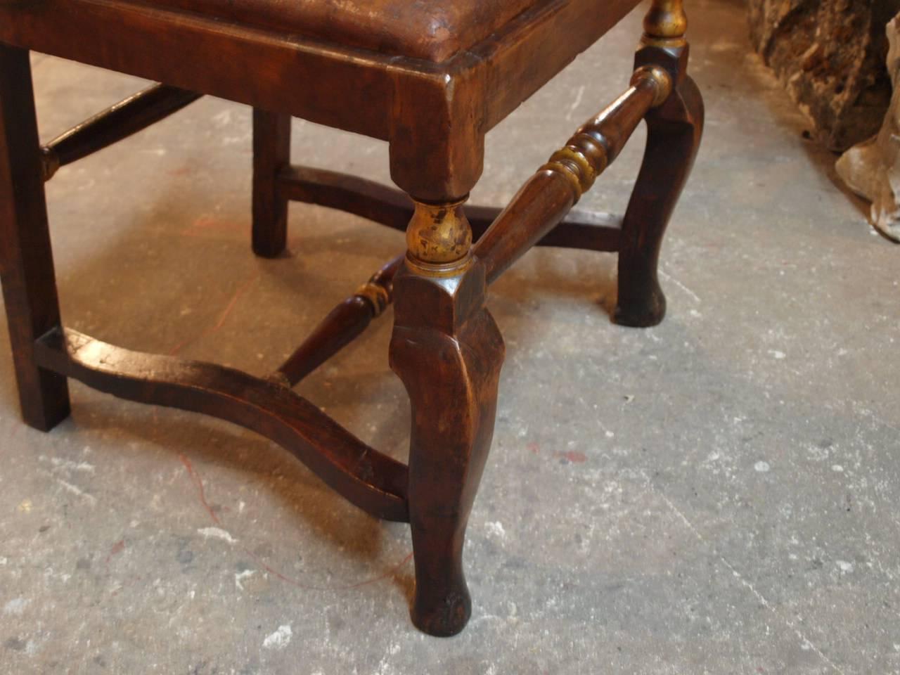 Pair of 18th Century Italian Chairs 3