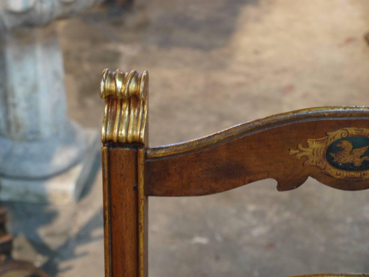 Pair of 18th Century Italian Chairs 4