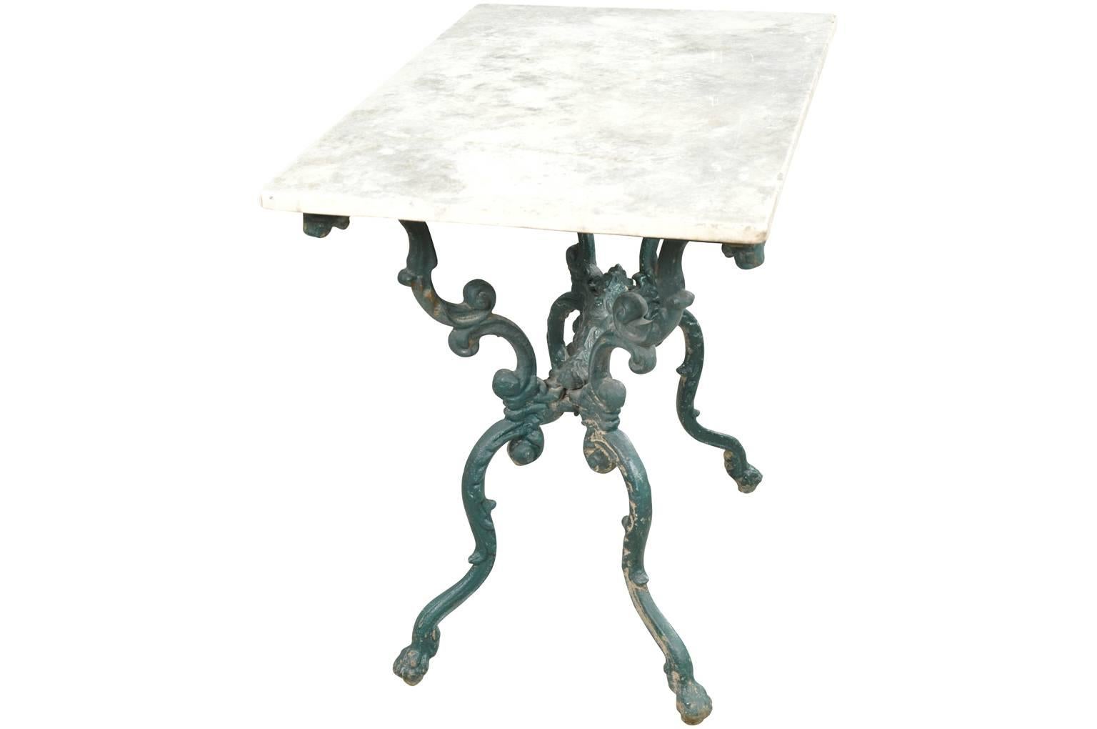 Iron 19th Century Italian Bistro Table / Garden Table