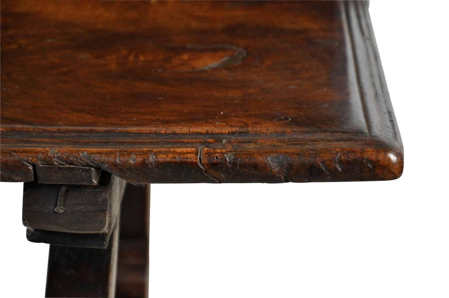 18th Century and Earlier 18th Century Spanish Bench in Walnut