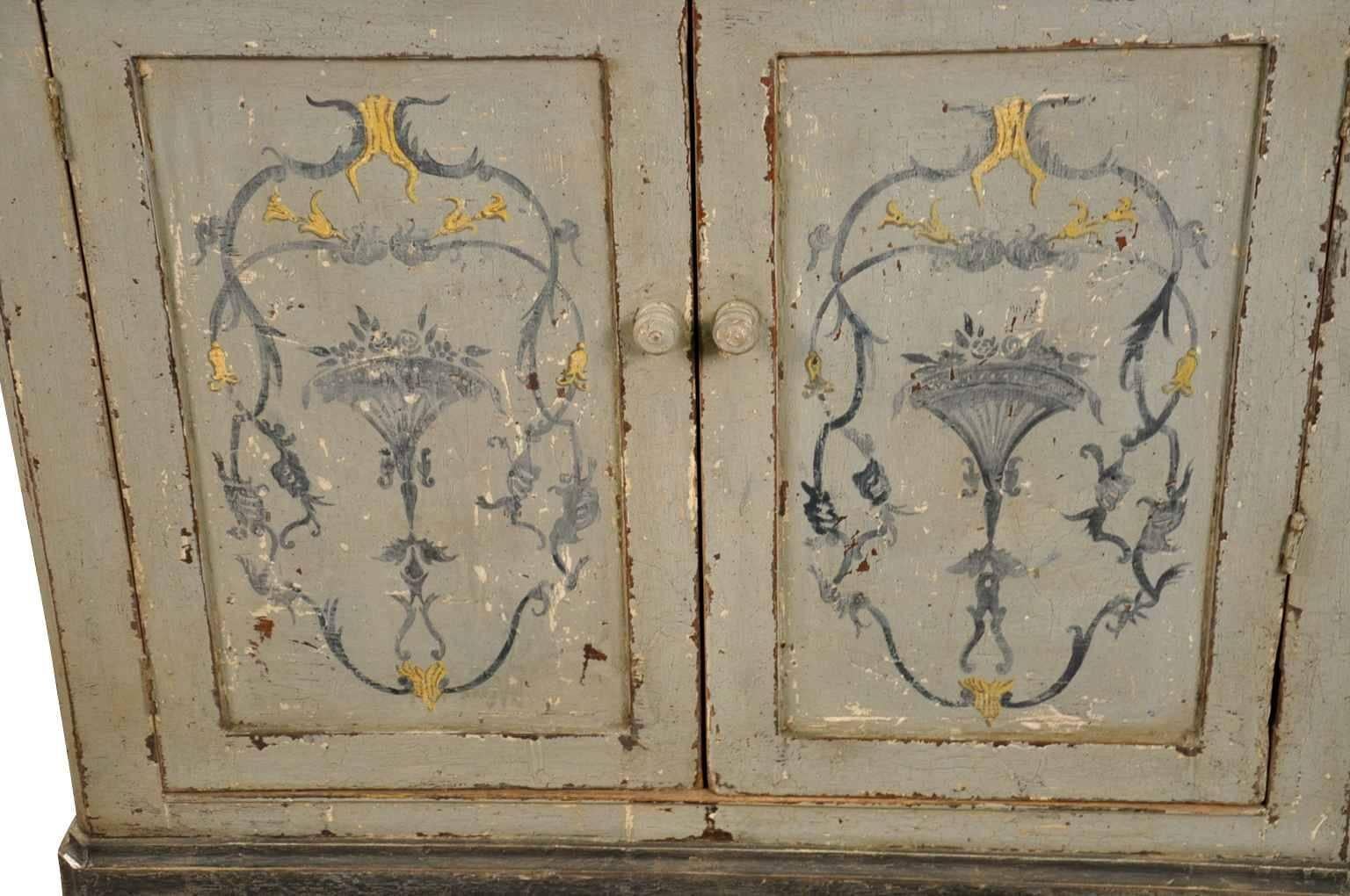 Pair of 19th Century Painted Buffets from Portugal 2