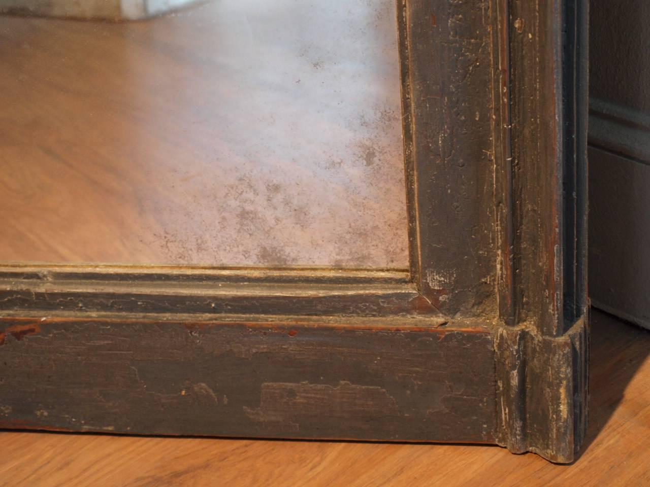 18th Century Italian Door Frame Now as a Trumeau Mirror 1