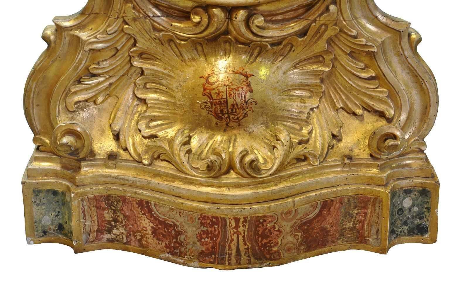 Außergewöhnlicher italienischer Altarrahmenspiegel aus dem 18. Jahrhundert (Italienisch) im Angebot