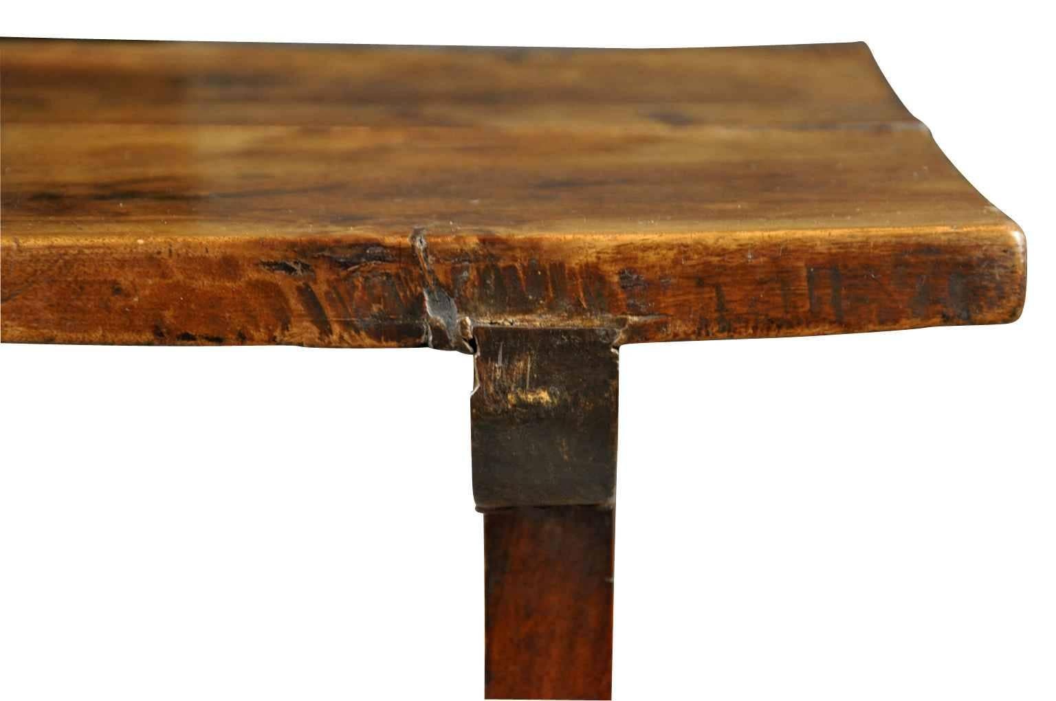 18th Century and Earlier 18th Century Spanish Side Table in Walnut