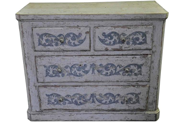 Spanish 19th Century Commode in Painted Wood at 1stdibs