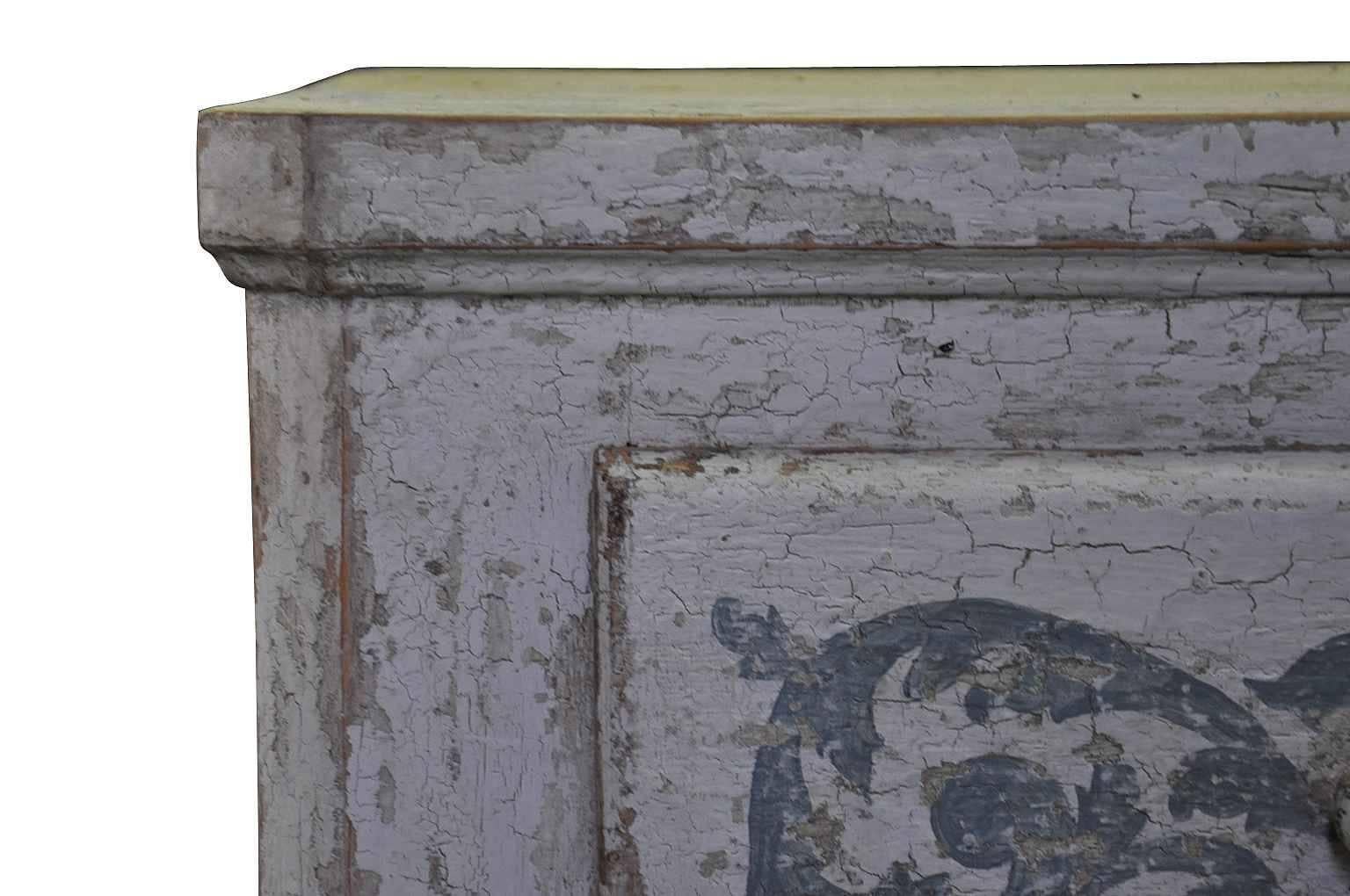 Spanish 19th Century Commode in Painted Wood 1
