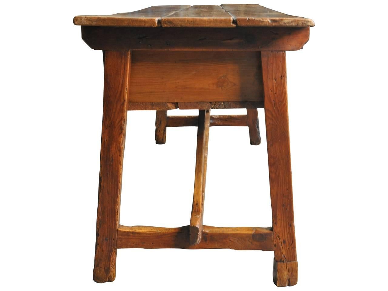 Spanish 19th Century Work Table Console 1