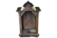 18th Century Spanish Polychromed Tabernacle, Niche