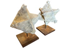 Pair Of Limestone Pierres Sorcieres