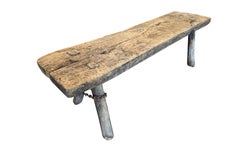 18th Century Primitive Spanish Bench