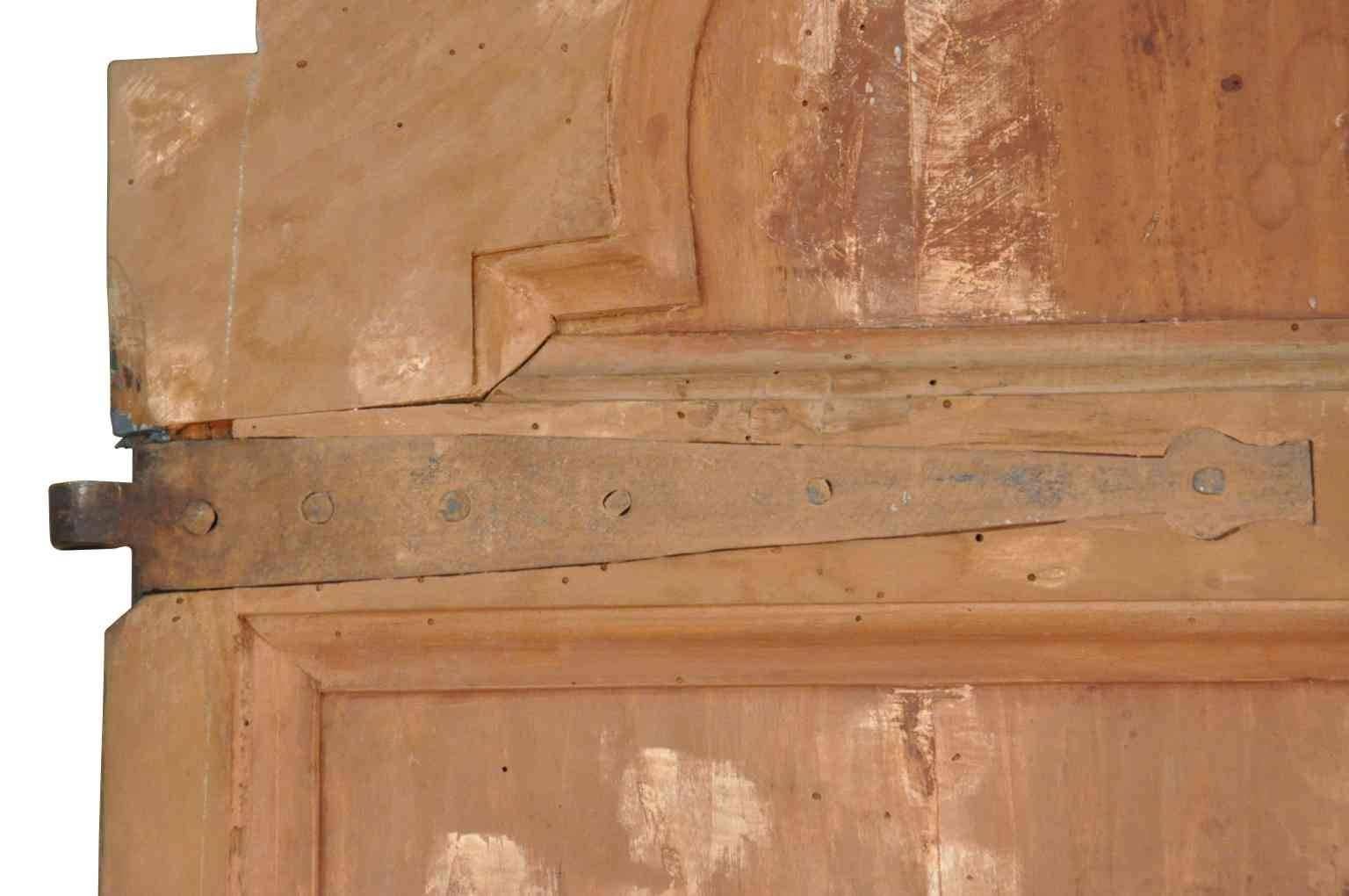 Wood Sensational Pair of 18th Century Italian Doors