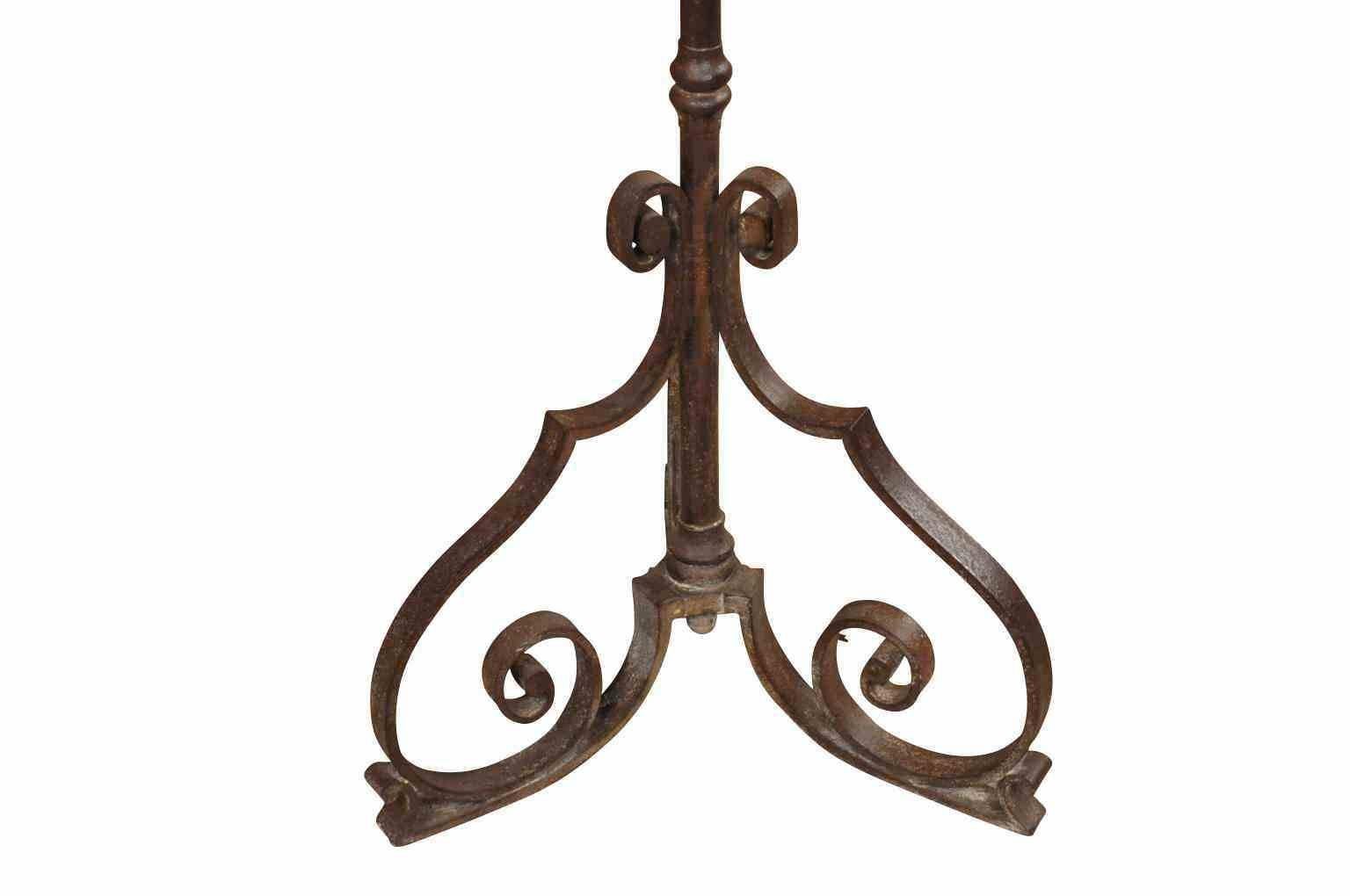 19th Century French Lectern, Book Stand in Iron 2
