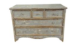 19th Century Spanish Commode in Painted Wood