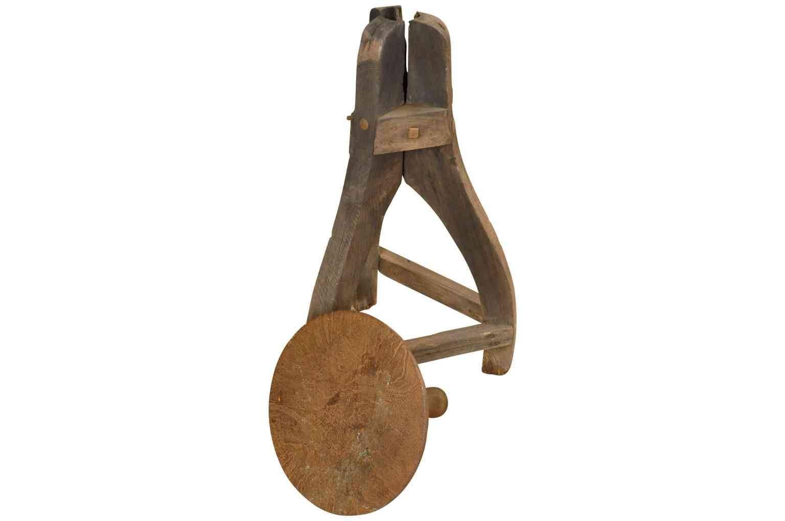 Iron 19th Century French Sculptor's Stand