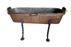 Large Scale 18th Century French Copper Fish Pan