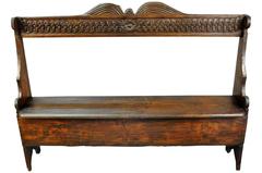 Early 19th Century Settle Bench from Portugal