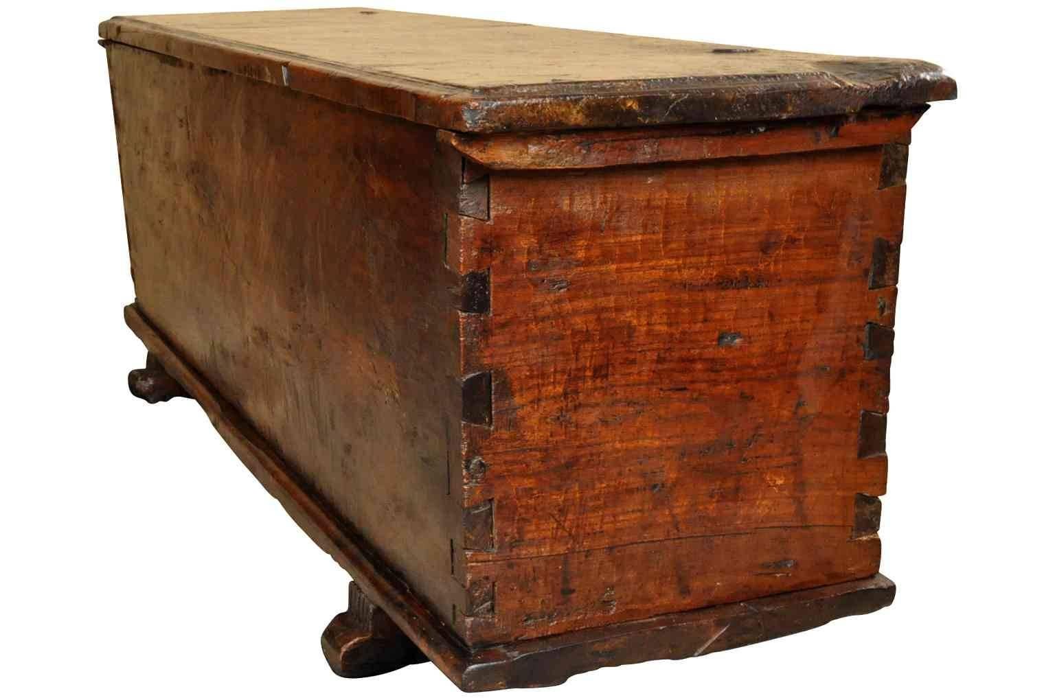 Italian 18th Century Cassone, Trunk from Northern Italy