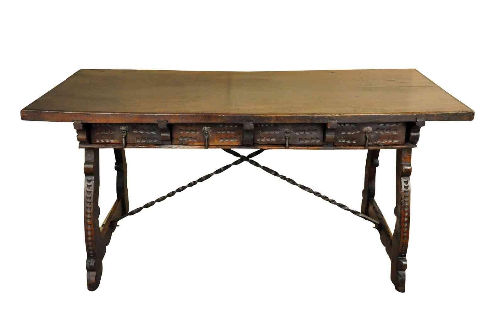 18th Century and Earlier Outstanding Spanish 17th Century Table or Desk