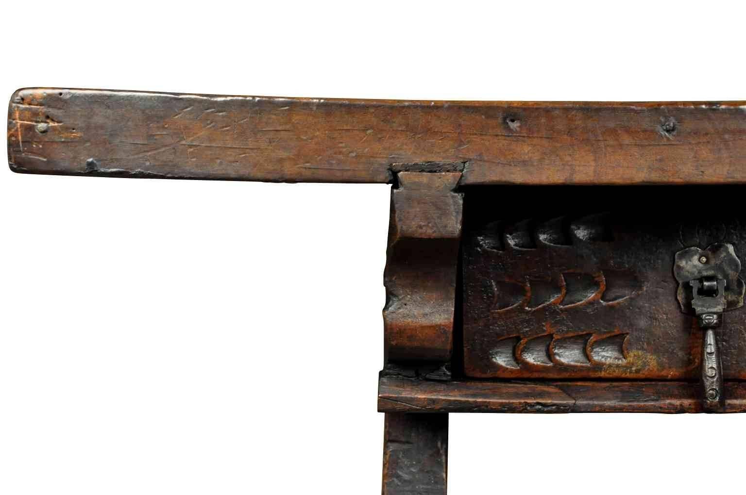 Outstanding Spanish 17th Century Table or Desk 1