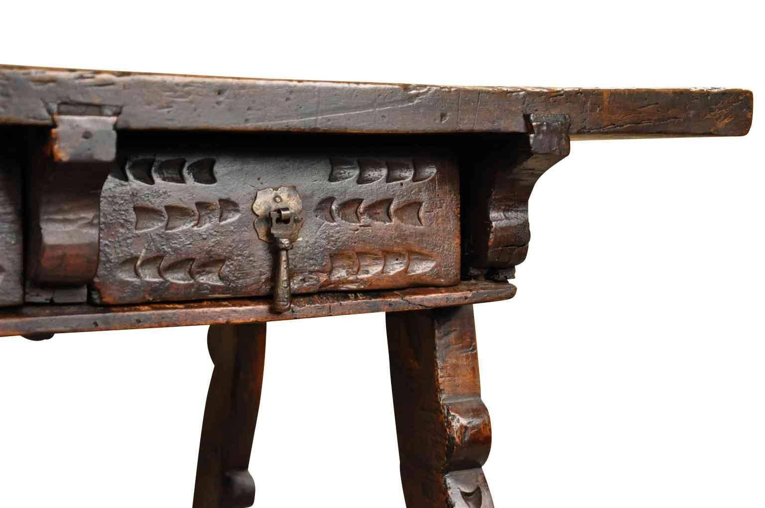 Outstanding Spanish 17th Century Table or Desk 2