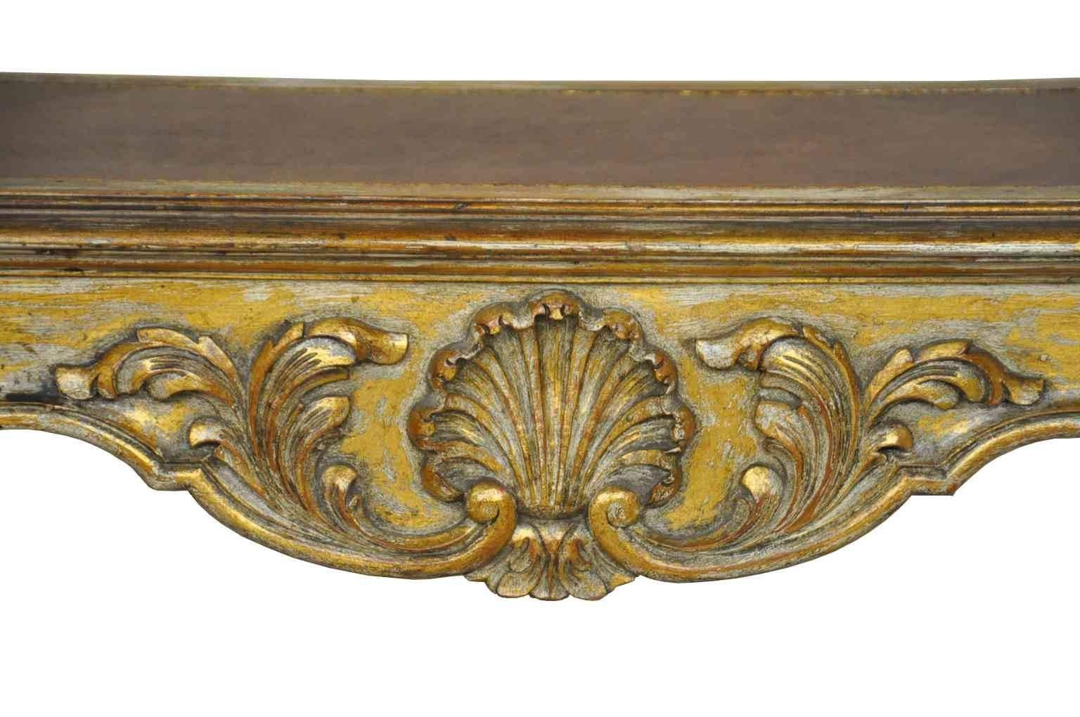 Wood 19th Century Louis XV Style Bench