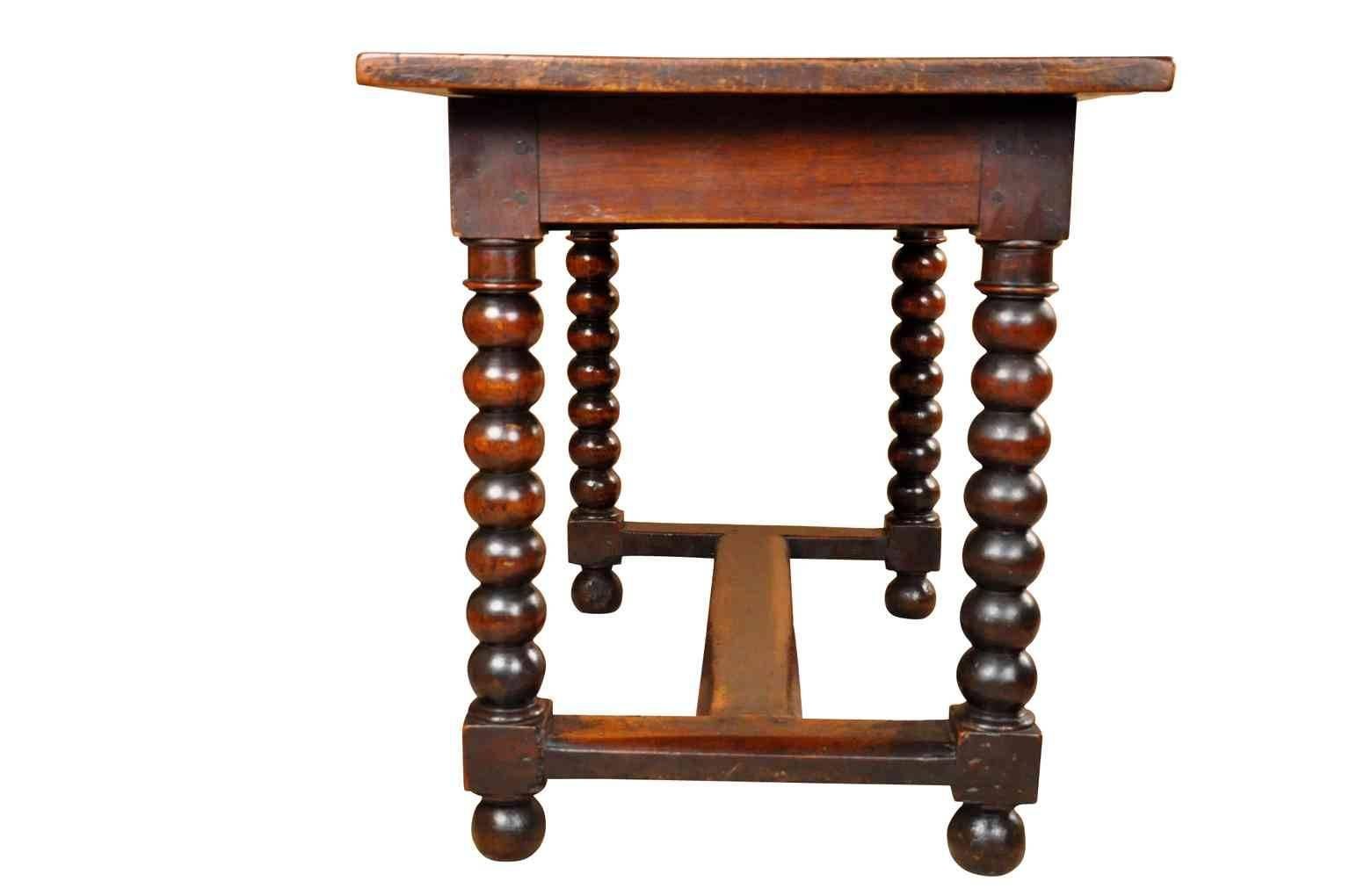 18th Century and Earlier French 18th Century Louis XIII Style Side Table or Writing Table