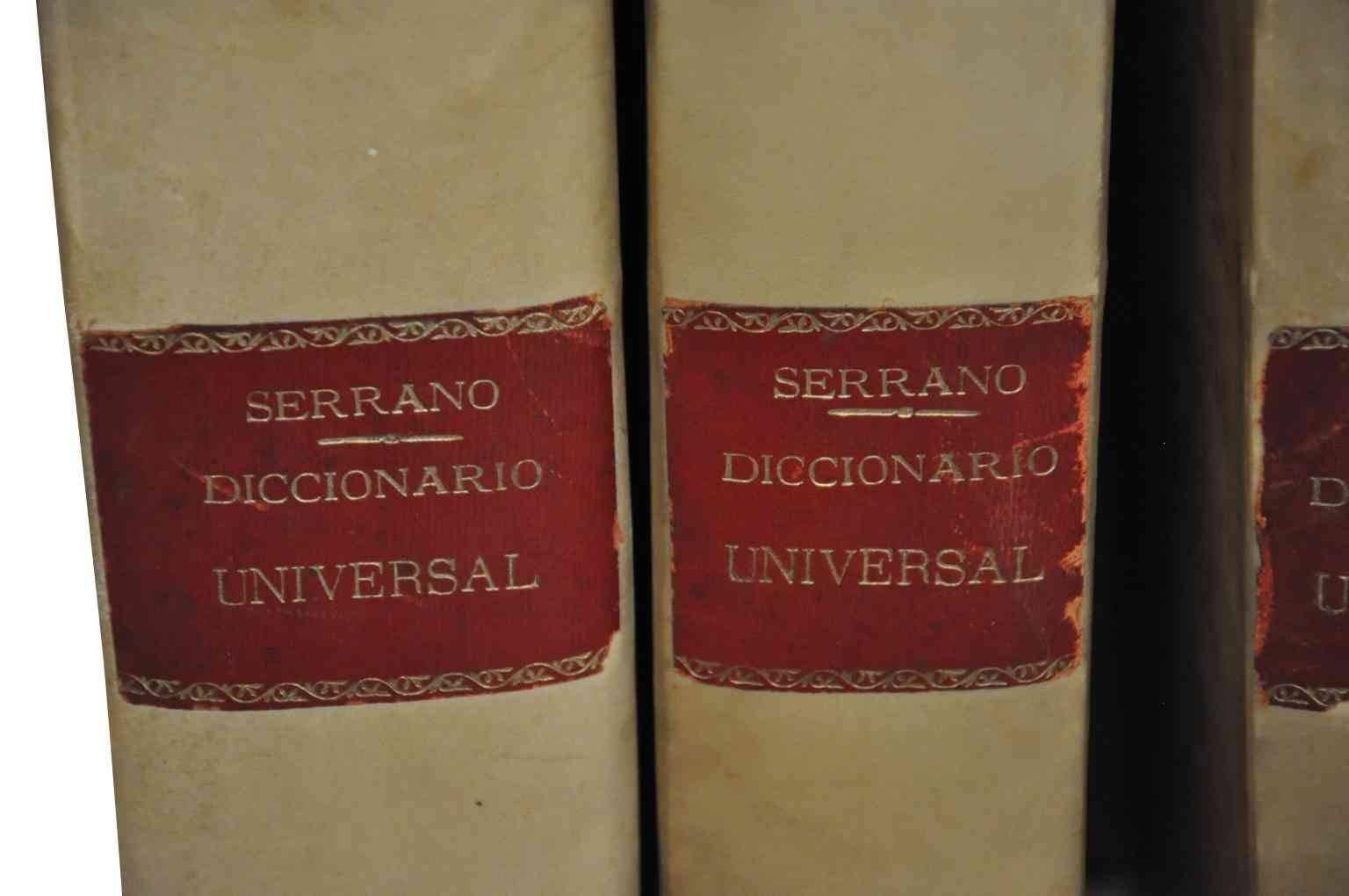 Spanish 19th Century 15 Volume Set of Vellum Encyclopedias at 1stDibs
