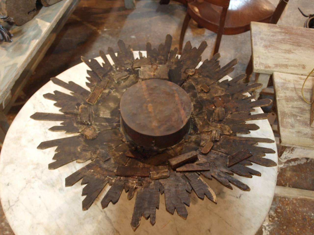 Exceptional and Rare Early 19th Century French Sunburst Clock 5