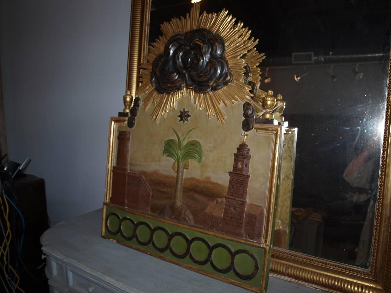 Outstanding Double-Sided 18th Century Italian Altar Fragment 2