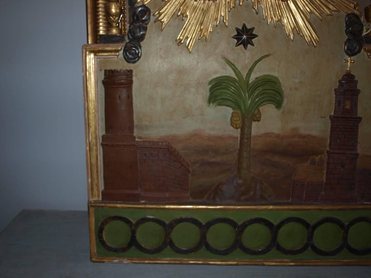Outstanding Double-Sided 18th Century Italian Altar Fragment 5