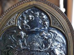 19th Century Silver Plaque of the Madonna of Monserrat