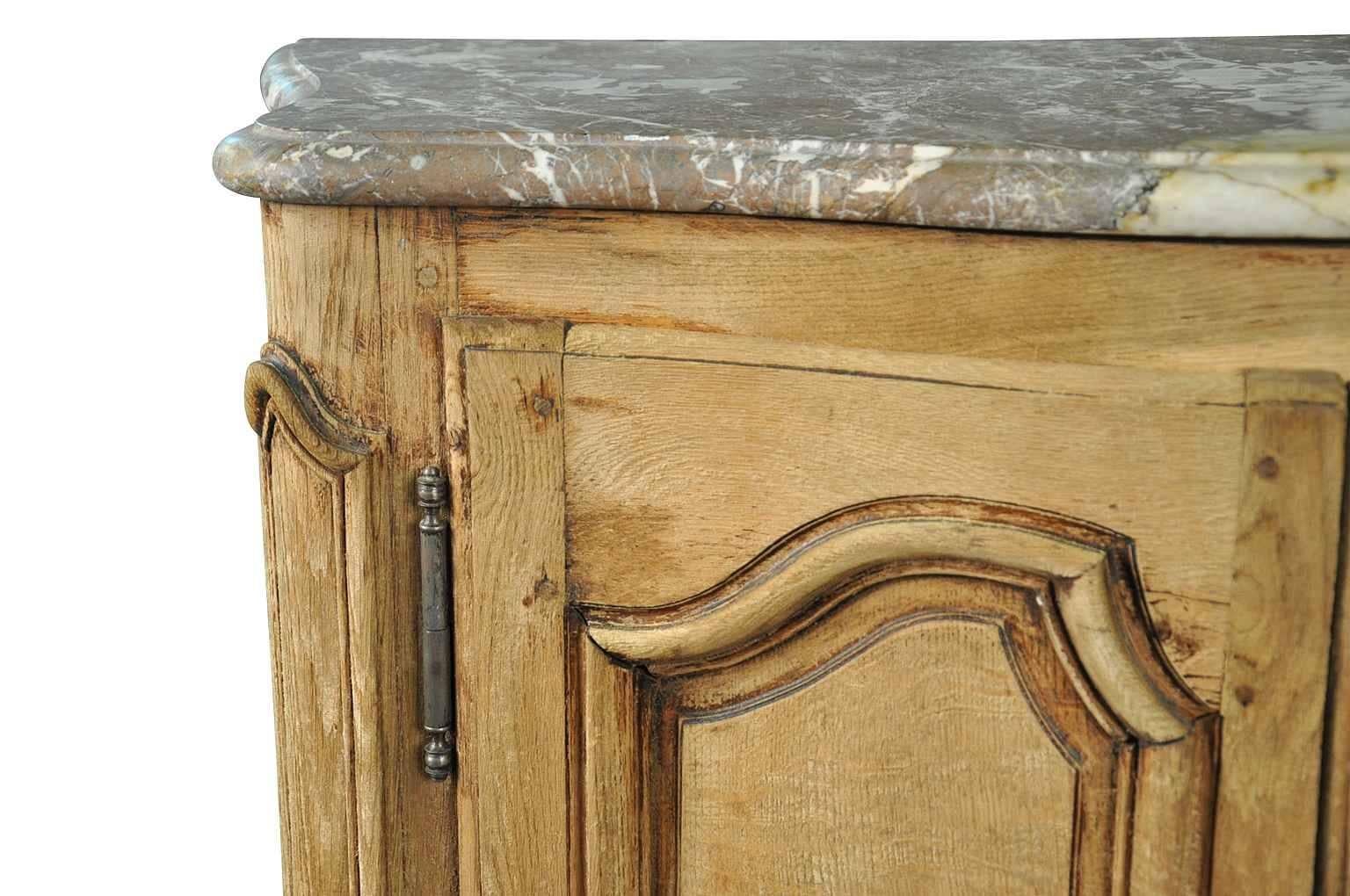 Marble 19th Century French Hunt Buffet, Enfilade