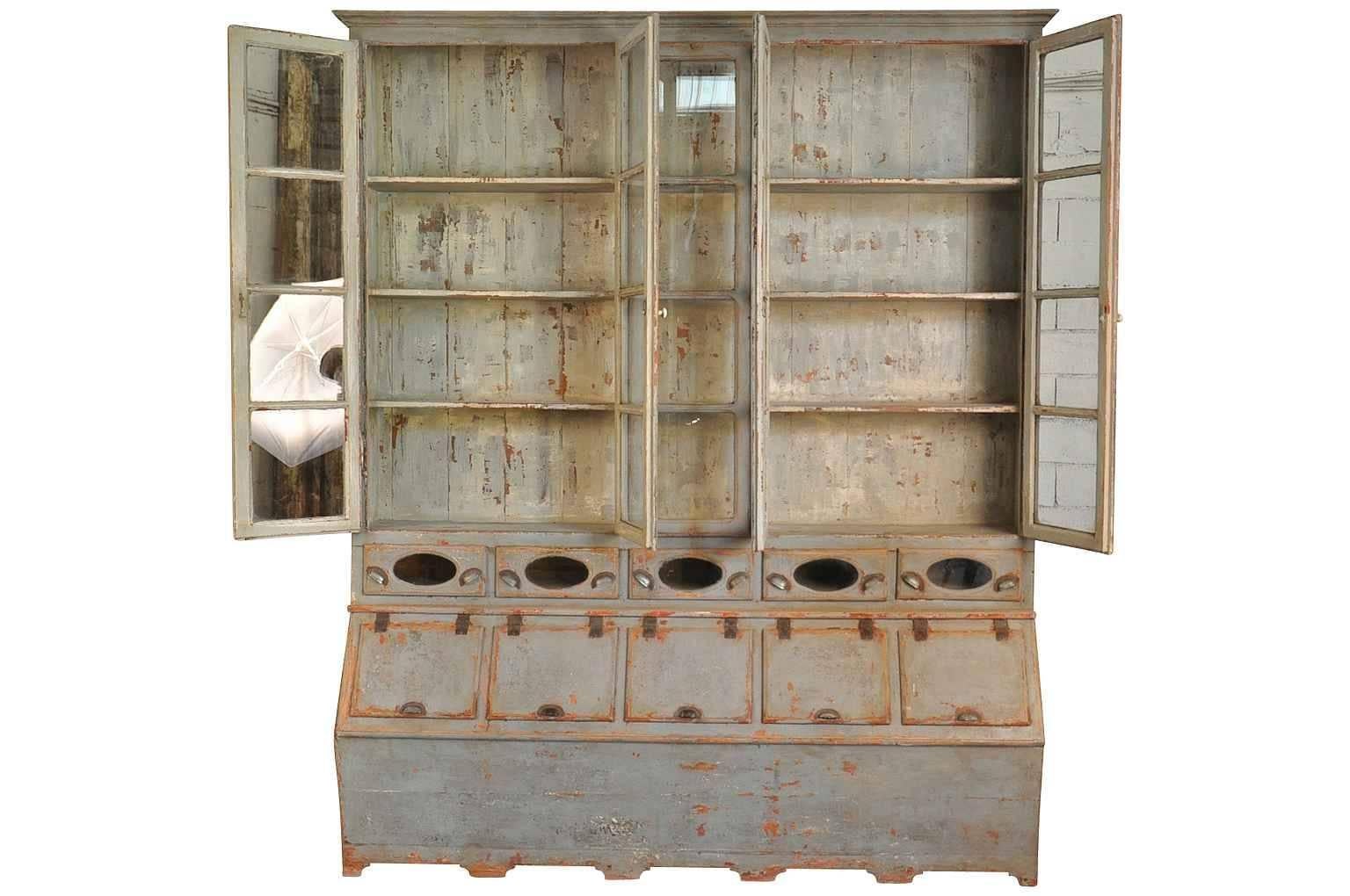 Portuguese Sensational 19th Century Grenotier, Grain Bin Storage Cabinet from Portugal