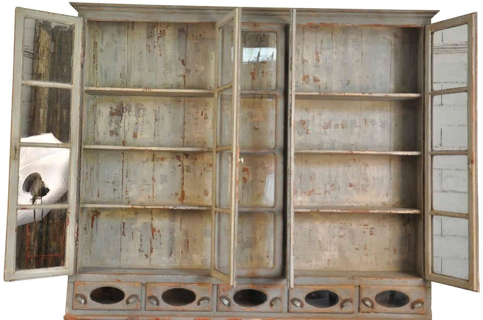 Wood Sensational 19th Century Grenotier, Grain Bin Storage Cabinet from Portugal