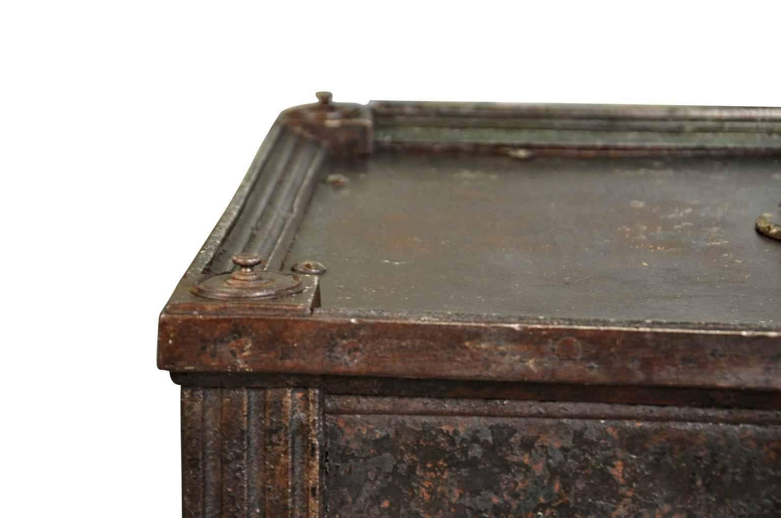 Exceptional Early 18th Century Italian Coffre or Strong Trunk 2