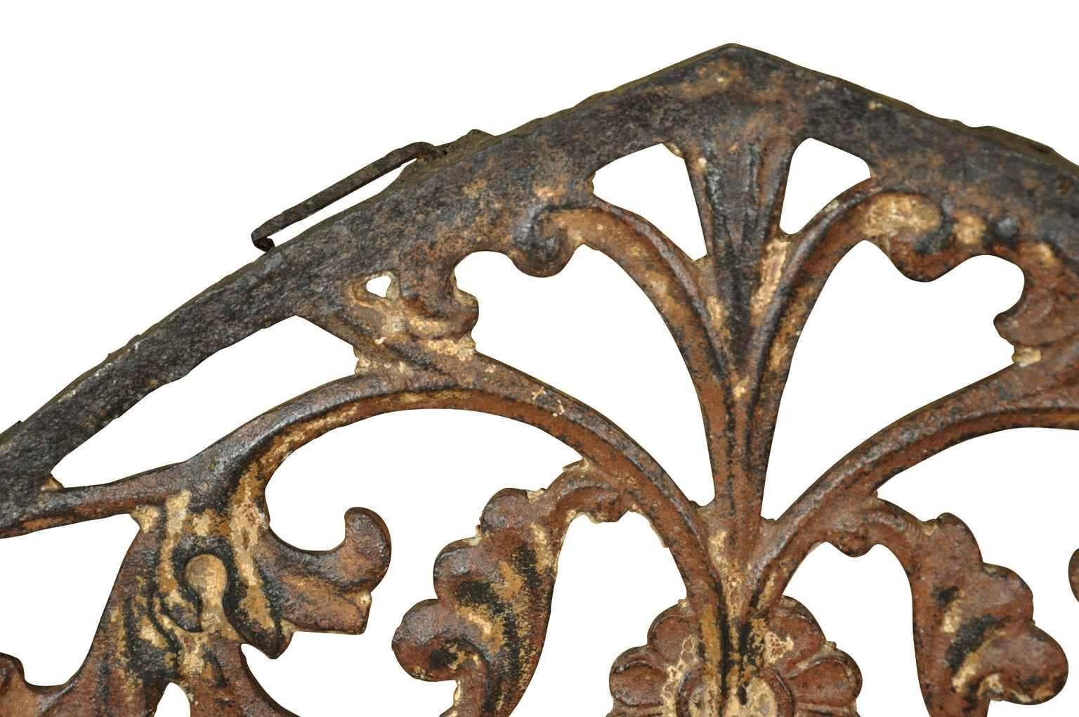 Iron French 18th Century Gothic Style Architectural Fragment For Sale