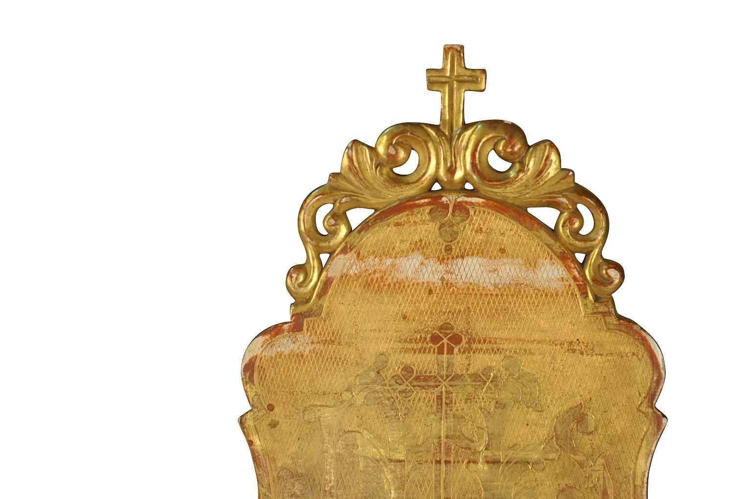 19th Century Gilt Bible Stand from Northern Italy In Good Condition In Atlanta, GA
