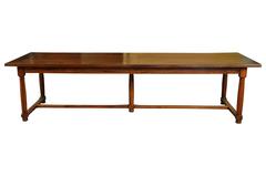 Outstanding 19th Century French Louis Philippe Trestle Table