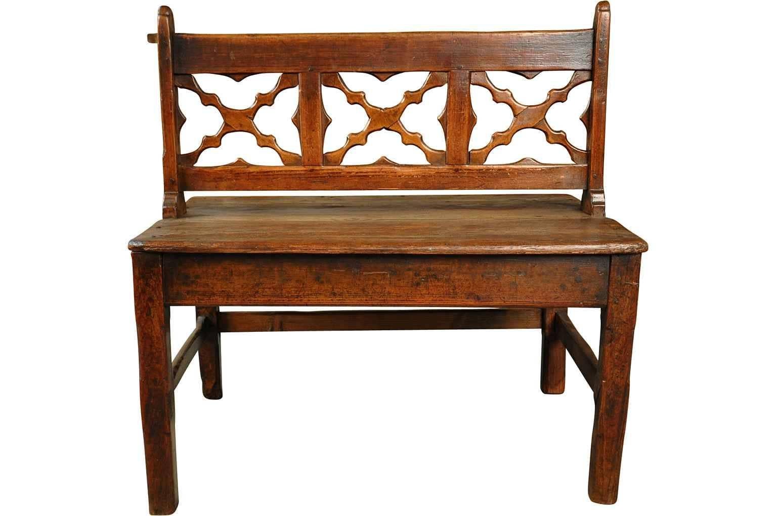 Early 19th Century French Double Sided Banquette In Excellent Condition In Atlanta, GA