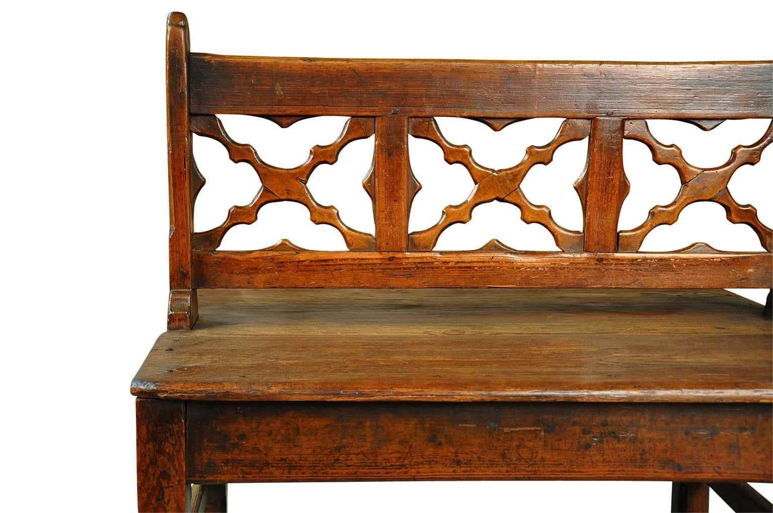 Early 19th Century French Double Sided Banquette 1